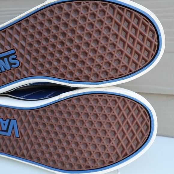 Vans Old Skool Blue Black Sneakers Youth Size 5.5 - Picture 7 of 10